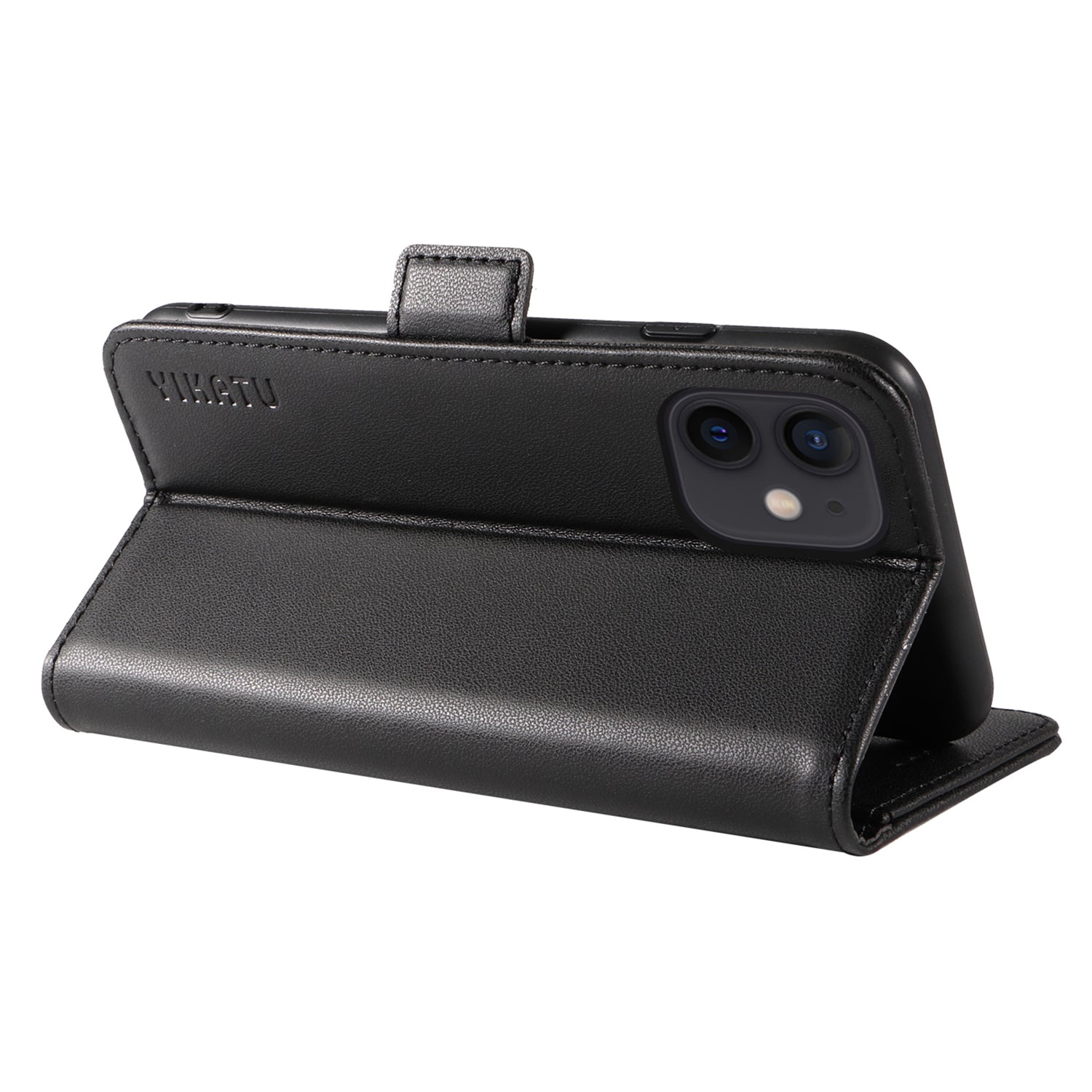 Kryt na peněženku YIKATU YK-003 pro iPhone 12 mini 5,4palcový magnetický Folio Flip PU kožený stojánek na telefon Kryt na peněženku YIKATU YK-003 pro iPhone 12 mini 5,4palcový magnetický Folio Flip PU kožený stojánek na telefon
